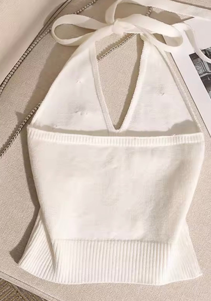 TOP HALTER PERLA